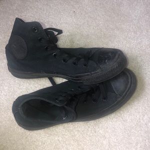 black high top converse all stars